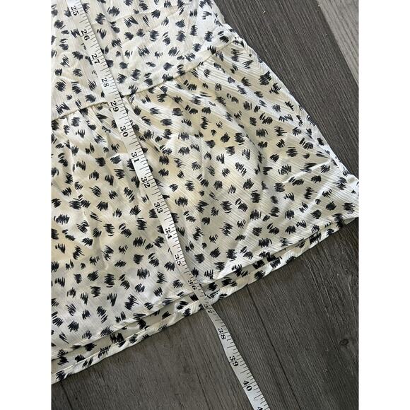 VICI Printed Button Front Fit Sheath Dress Ruffle Hem - Picture 8 of 8